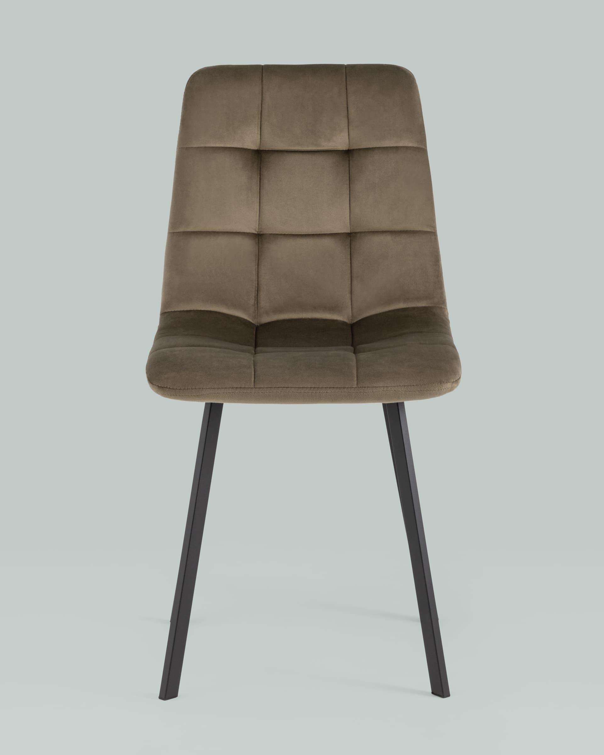 Стул Chilly велюр коричневый из Италии