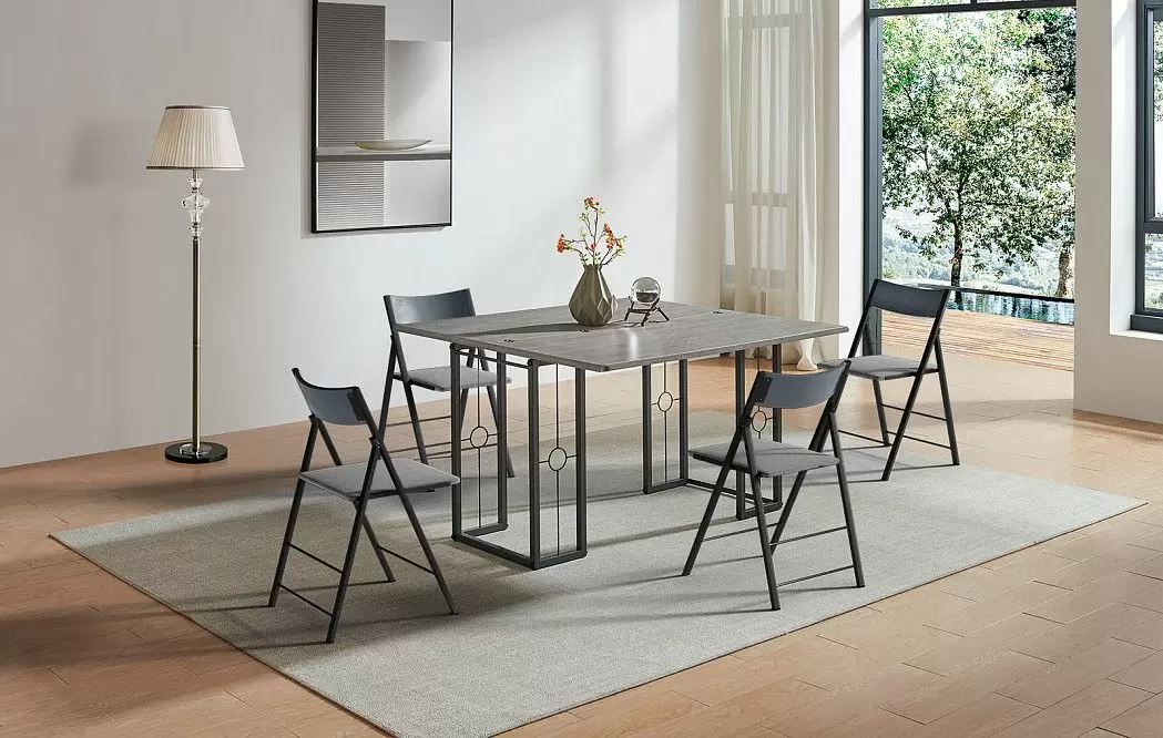 Стол-трансформер Toledo, серый из Италии