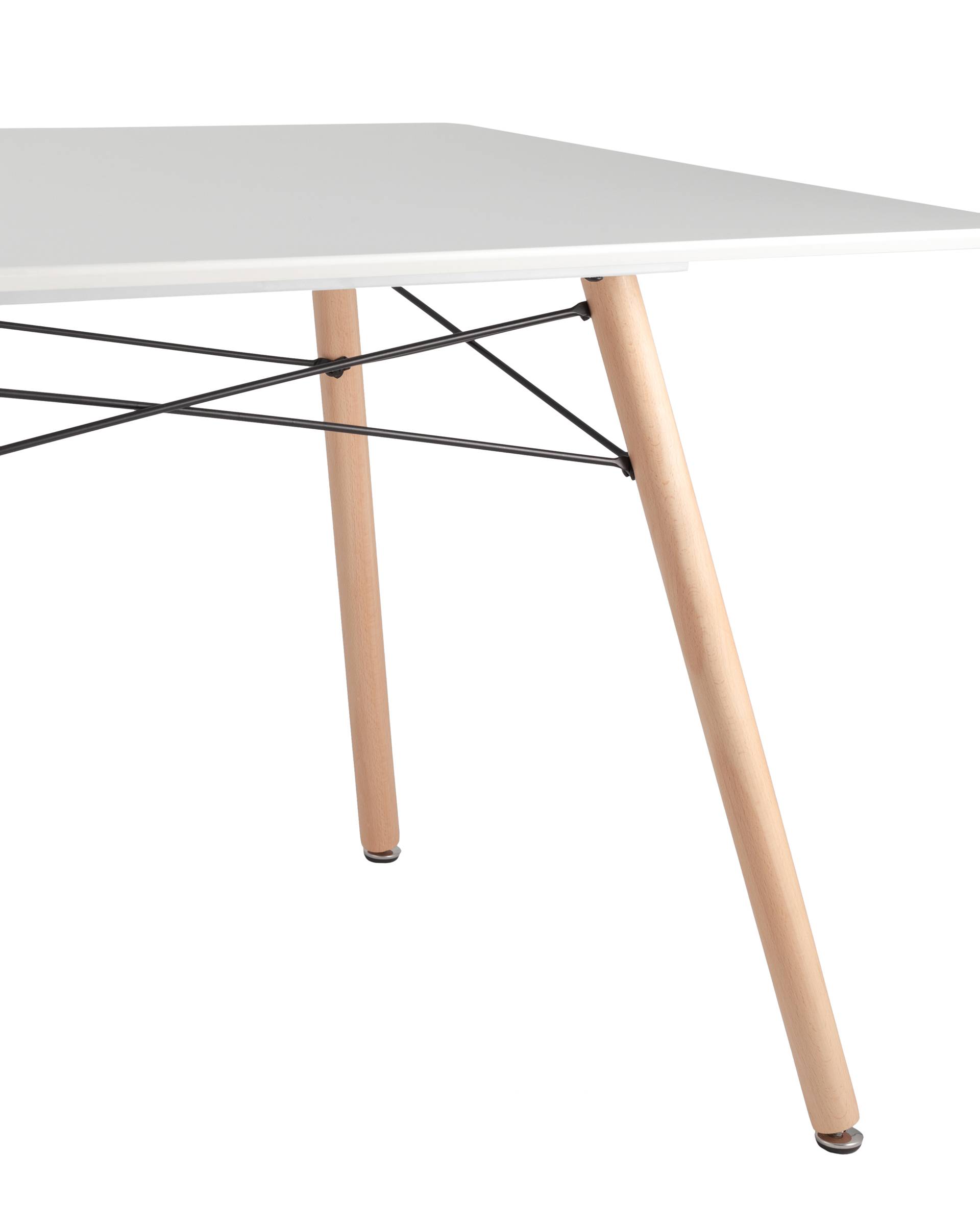 Стол Eames DSW Rectangle белый из Италии