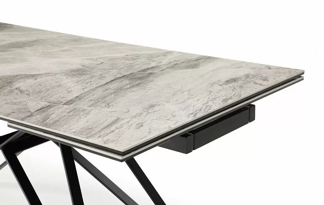 Стол раскладной Cross 180-260, светлая керамика из Италии