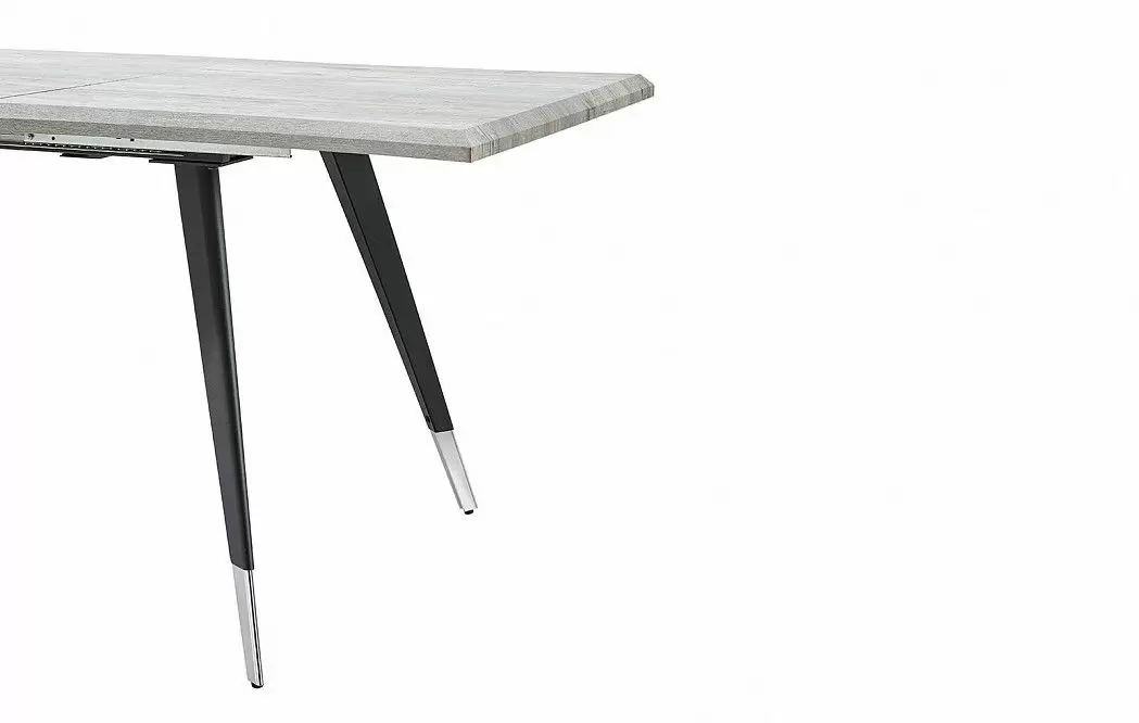 Стол раскладной Dusseldorf 140-180, античный дуб/черный из Италии