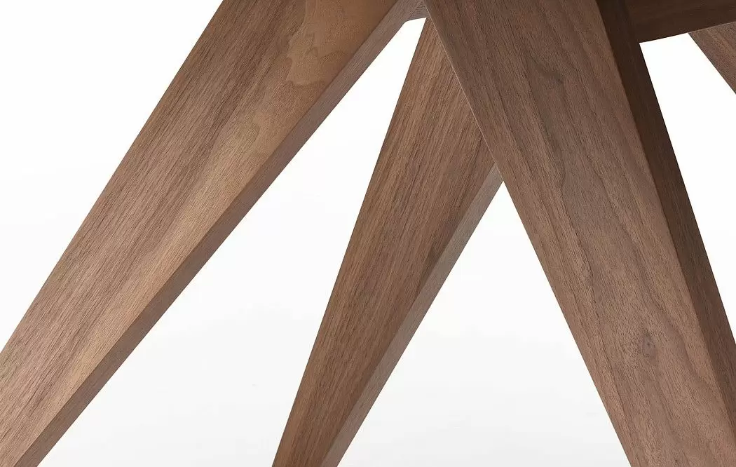 Стол раскладной Valencia 120-180, серая керамика/орех из Италии