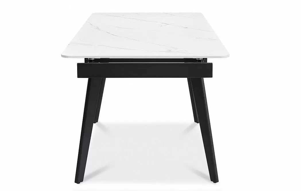 Стол раскладной Laura 120-180, белая керамика из Италии