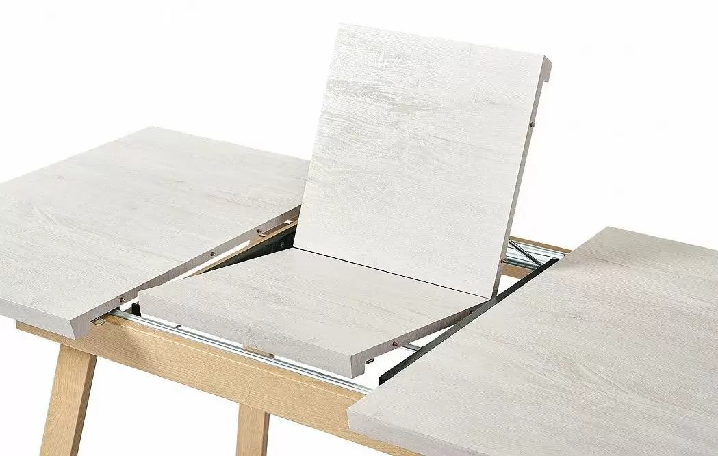 Стол раскладной Norfolk, светлый дуб/вяз из Италии