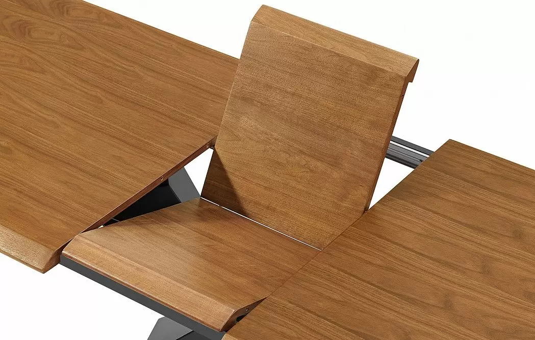 Стол раскладной Allure 180-220, орех/черный из Италии