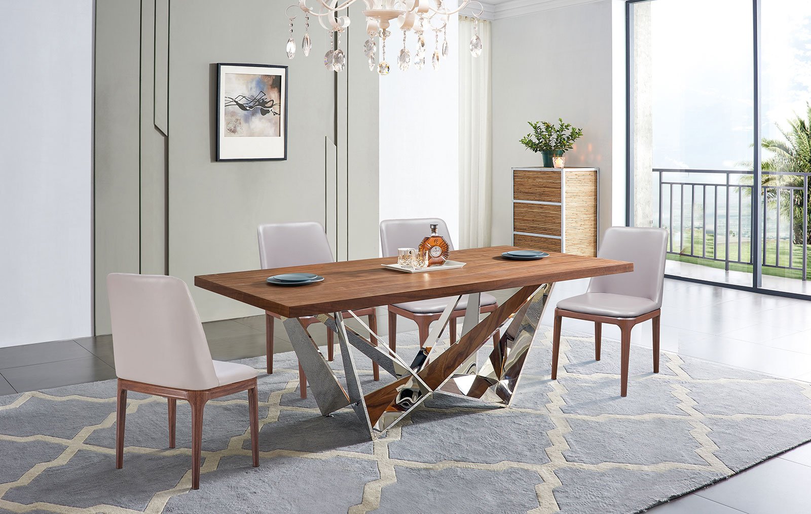 Стол Deco, орех из Италии