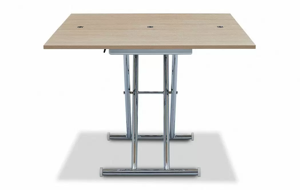 Стол-трансформер Clayton II, бук/хром из Италии