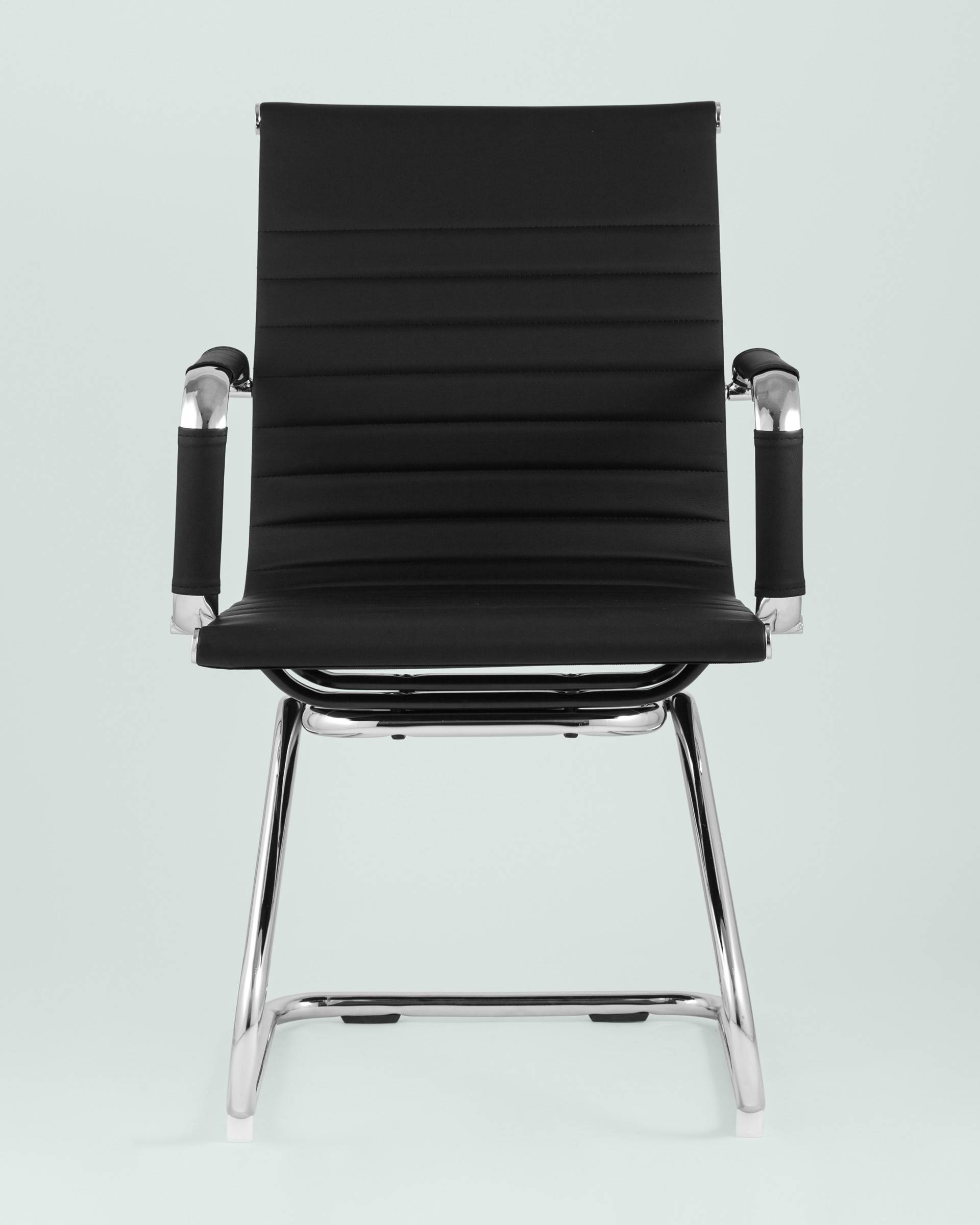 Кресло для посетителей TopChairs Visit черное из Италии