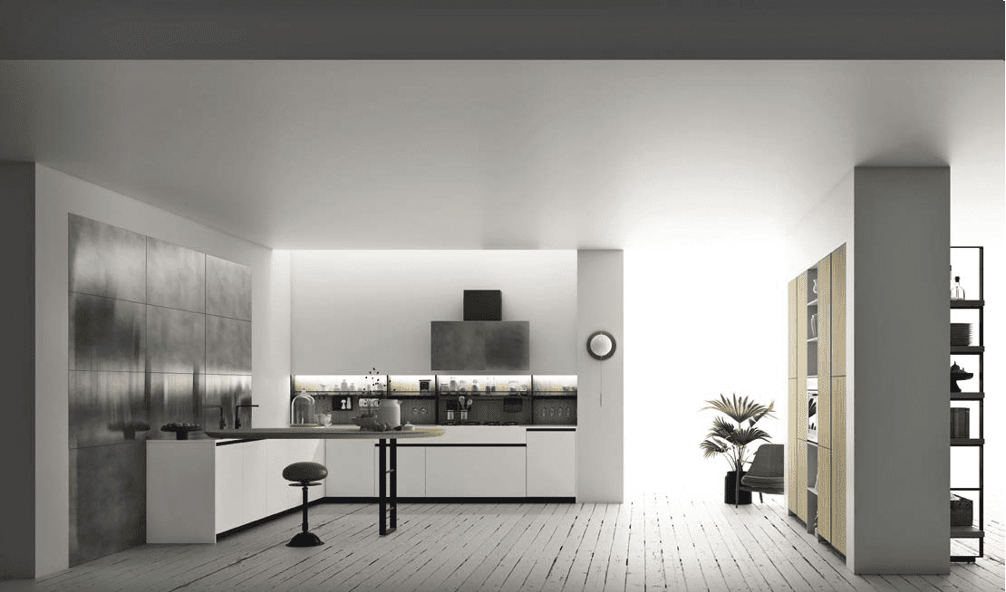 Кухонная мебель из серии Soho композиция 4 из Италии