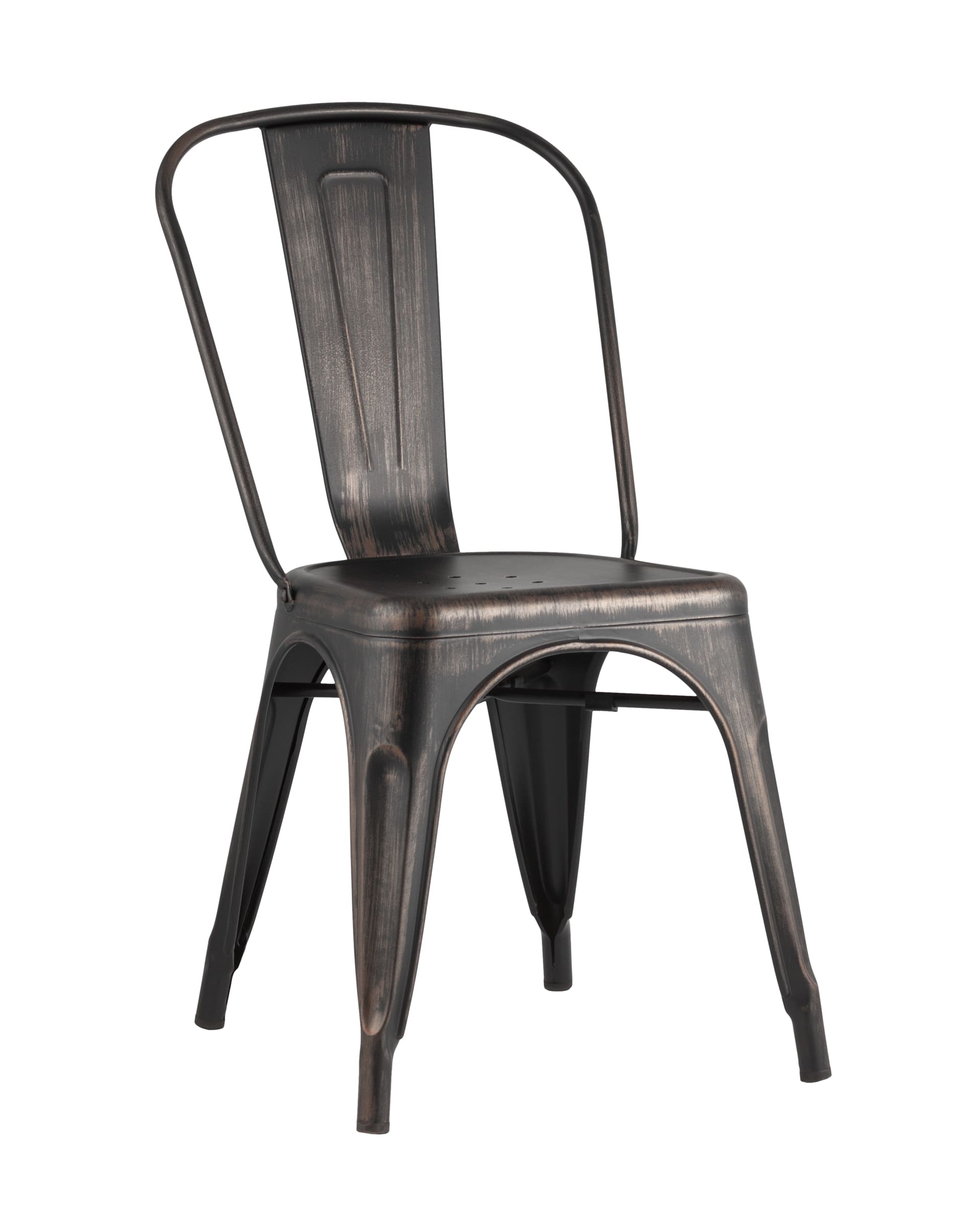 Стул TOLIX черный/патина золото (4,7 кг, 32,5, 46*53*1520, 12, 100 кг, Anji Yongding Furniture Co., Ltd) из Италии