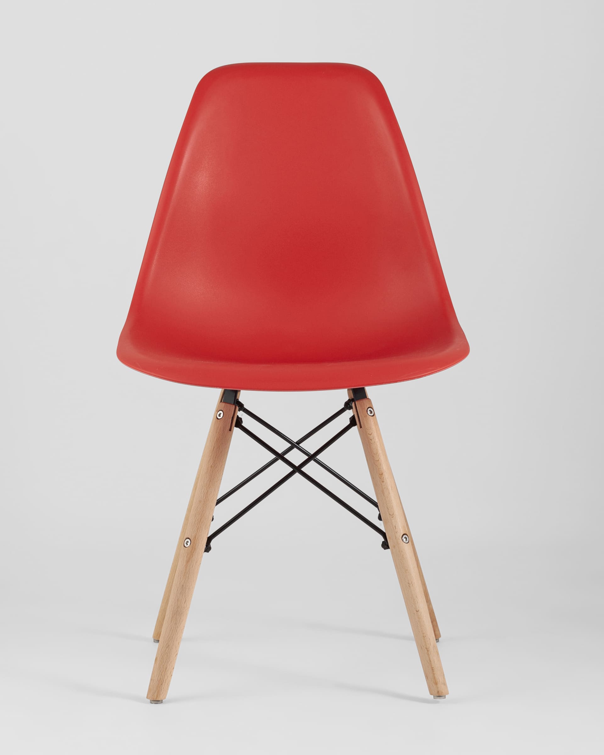 Стул Eames Style DSW красный x4 из Италии