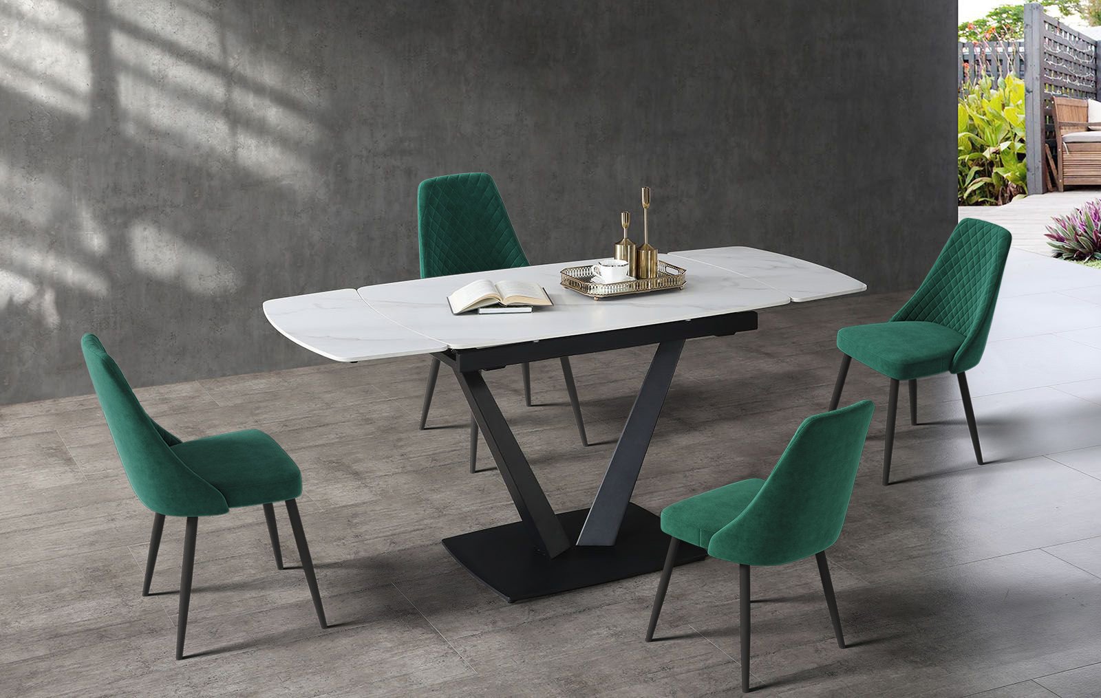 Стол раскладной Livorno 120-180 из Италии