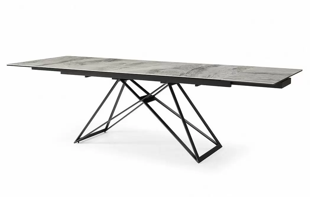 Стол раскладной Cross 180-260, светлая керамика из Италии