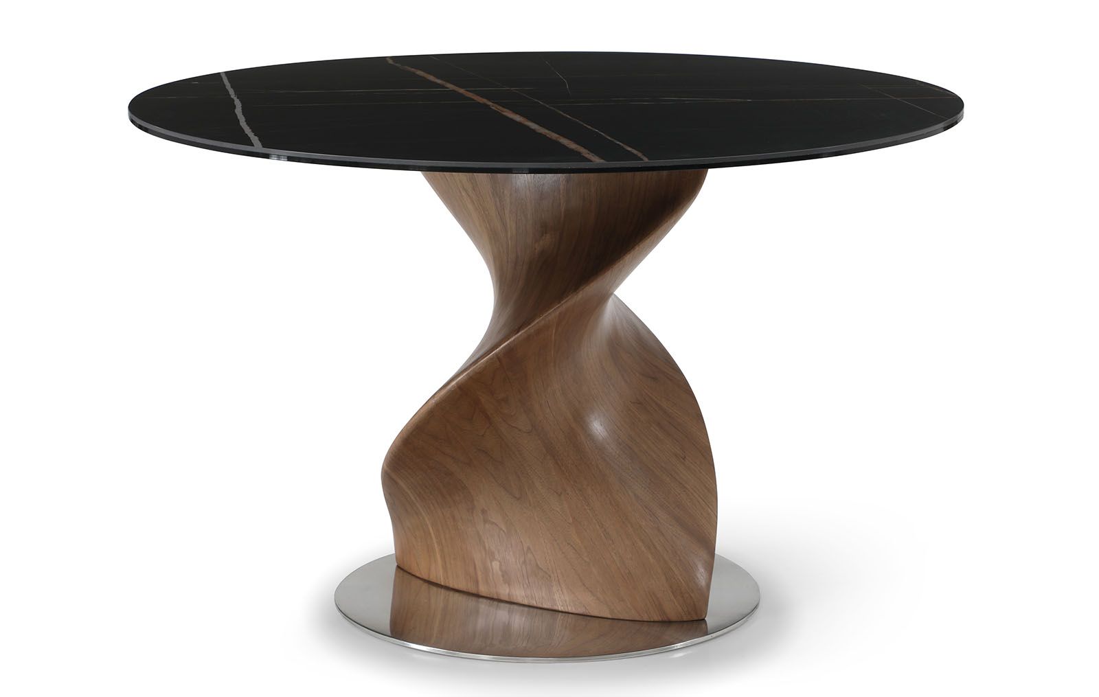 Стол Niagara 120, черная керамика/орех из Италии