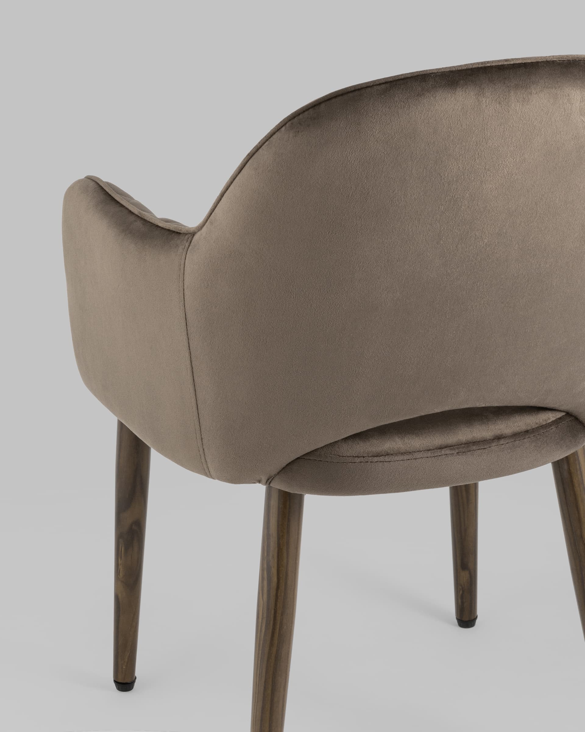 Стул Венера диамант велюр коричневый из Италии