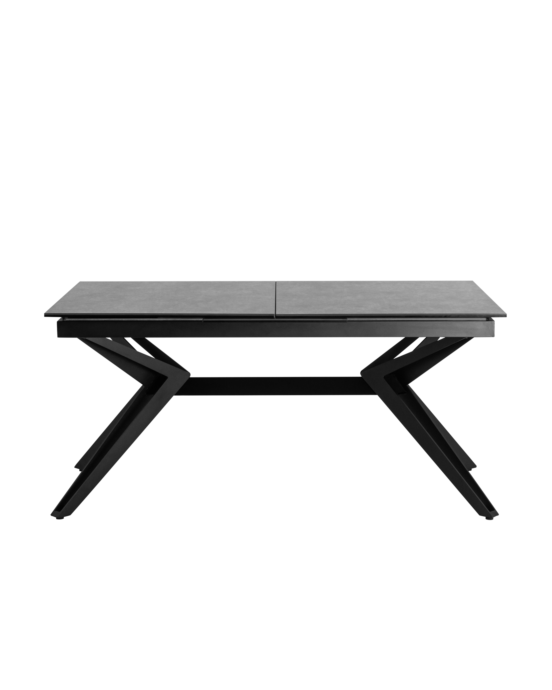 Стол обеденный Олимпия раскладной 160-210*90 керамика темная из Италии