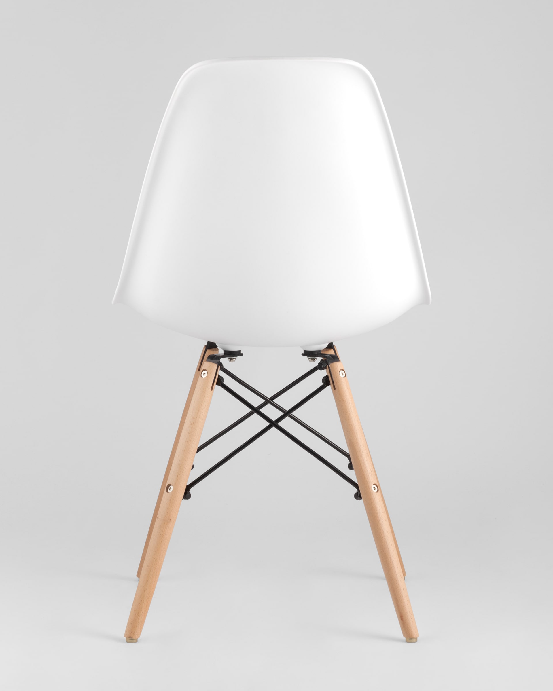 Стул Eames Style DSW белый (разборный каркас) из Италии