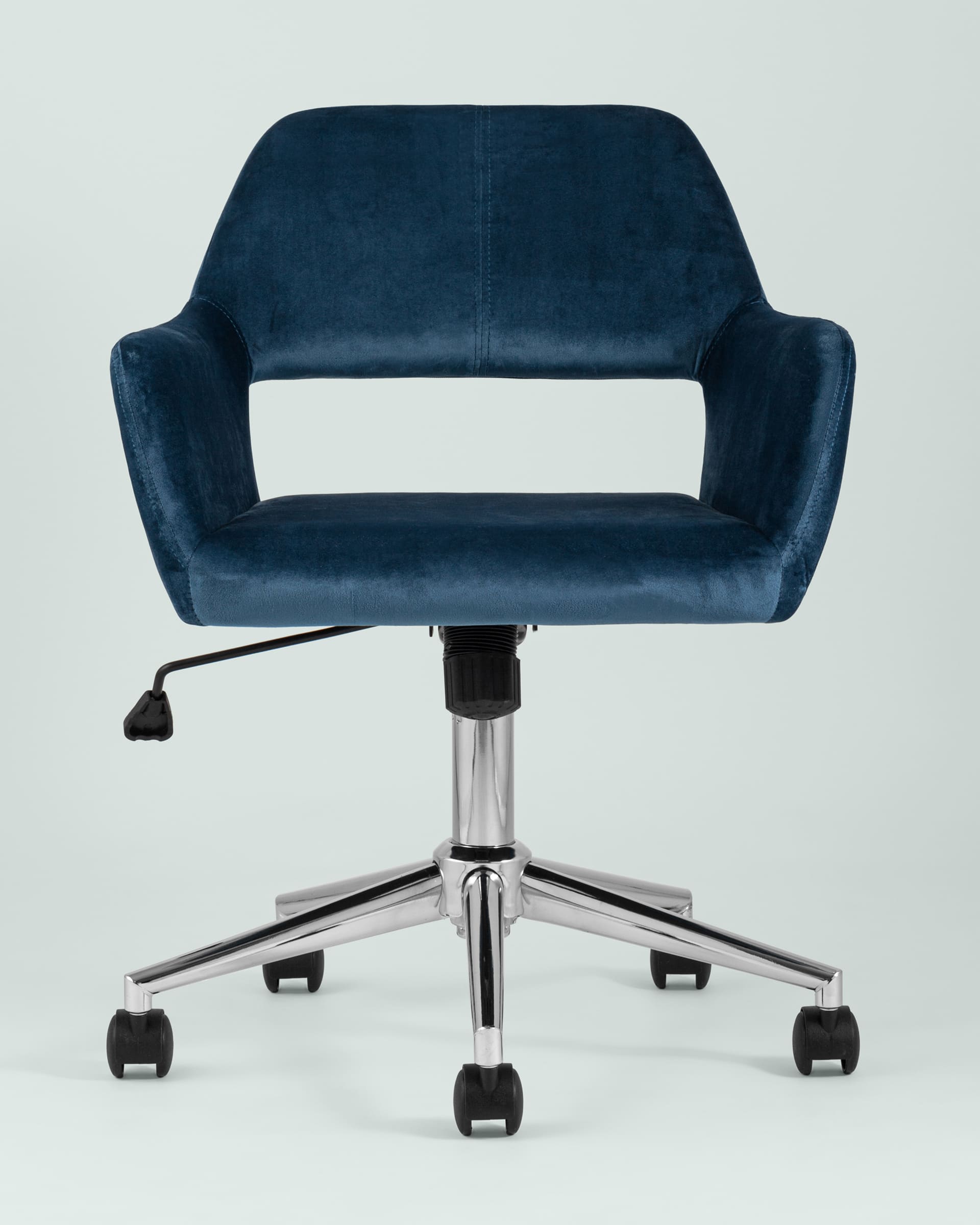 Кресло офисное Ross велюр синий из Италии