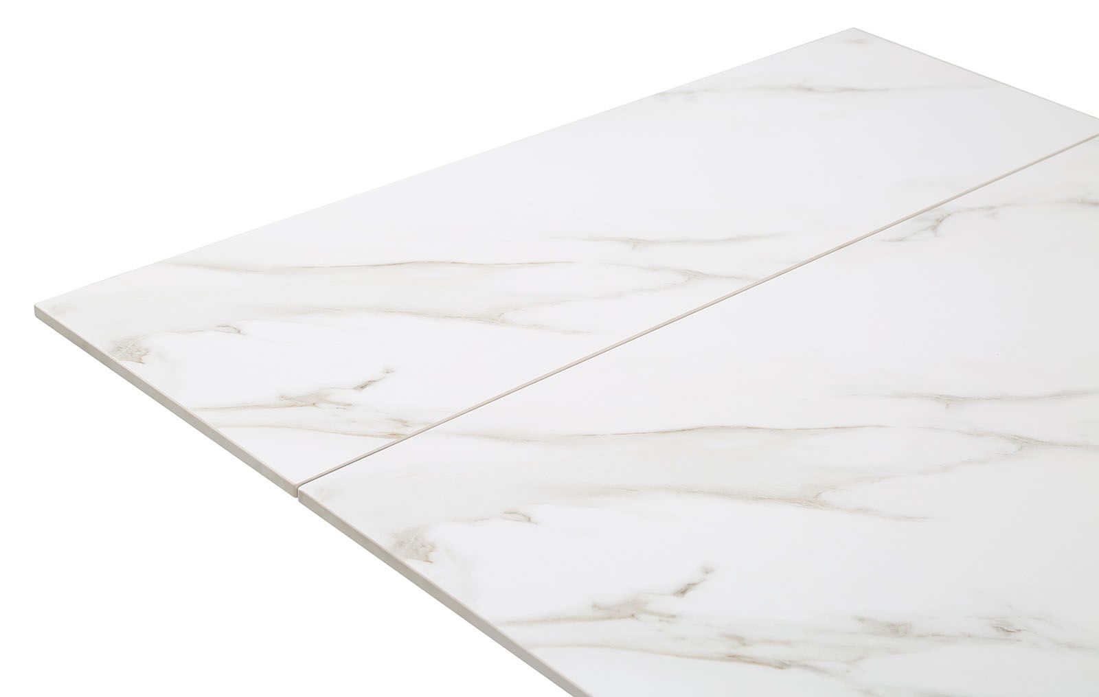 Стол раскладной Ravenna 180-240, белая керамика/орех из Италии