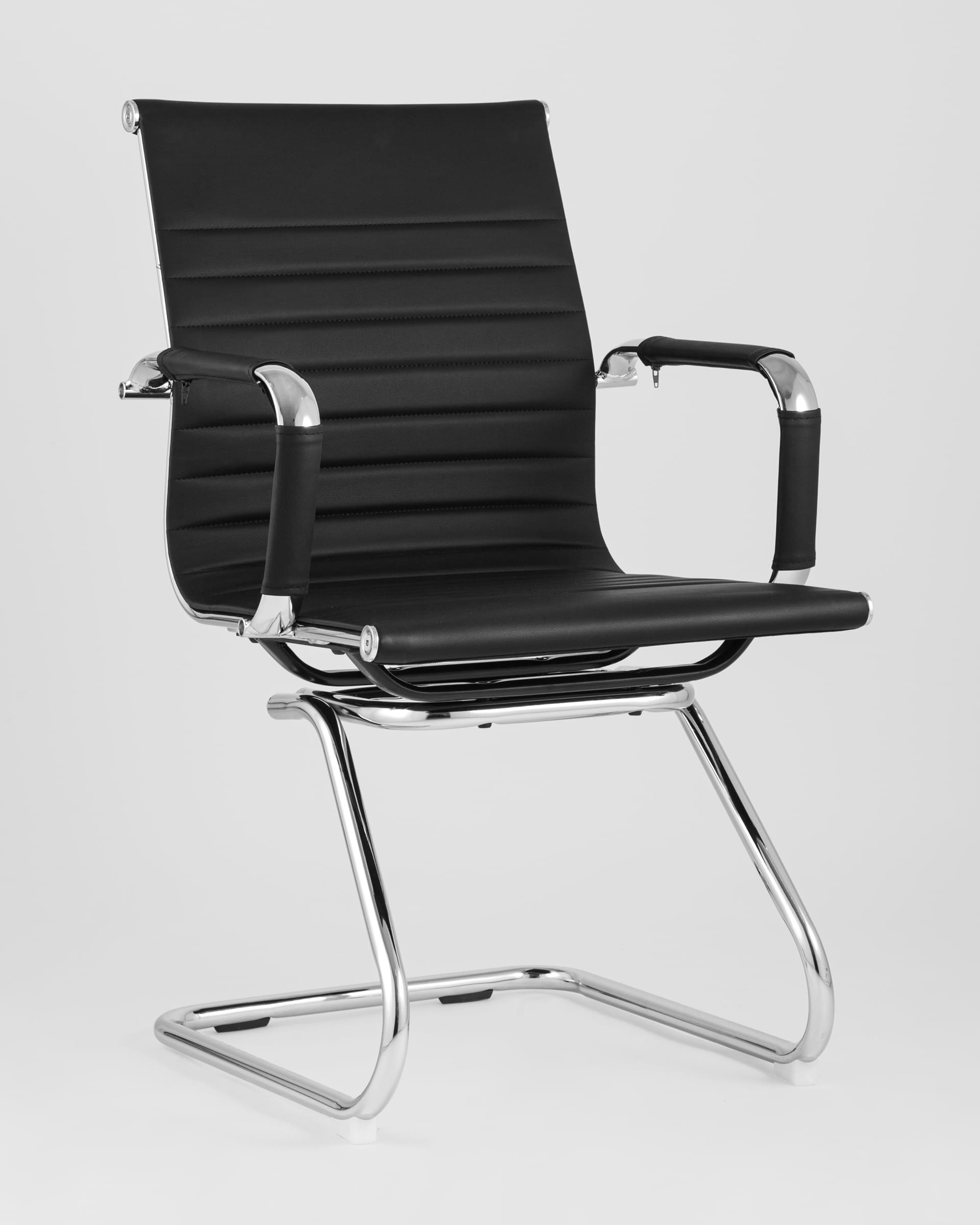 Кресло для посетителей TopChairs Visit черное из Италии