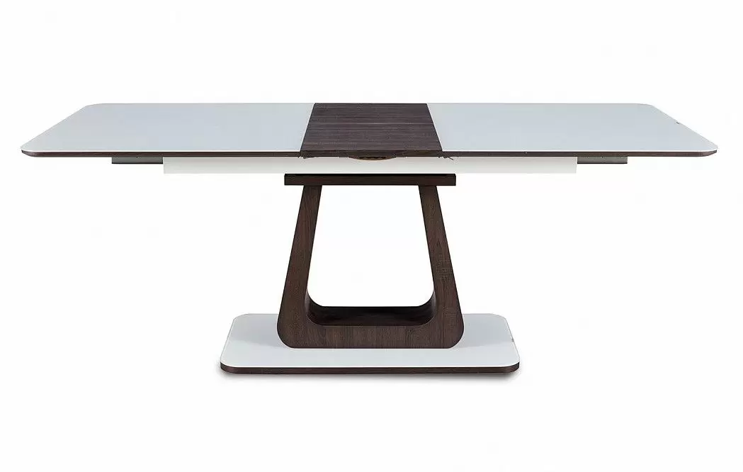 Стол раскладной Rosanna 160-200, темно-коричневый/белый из Италии