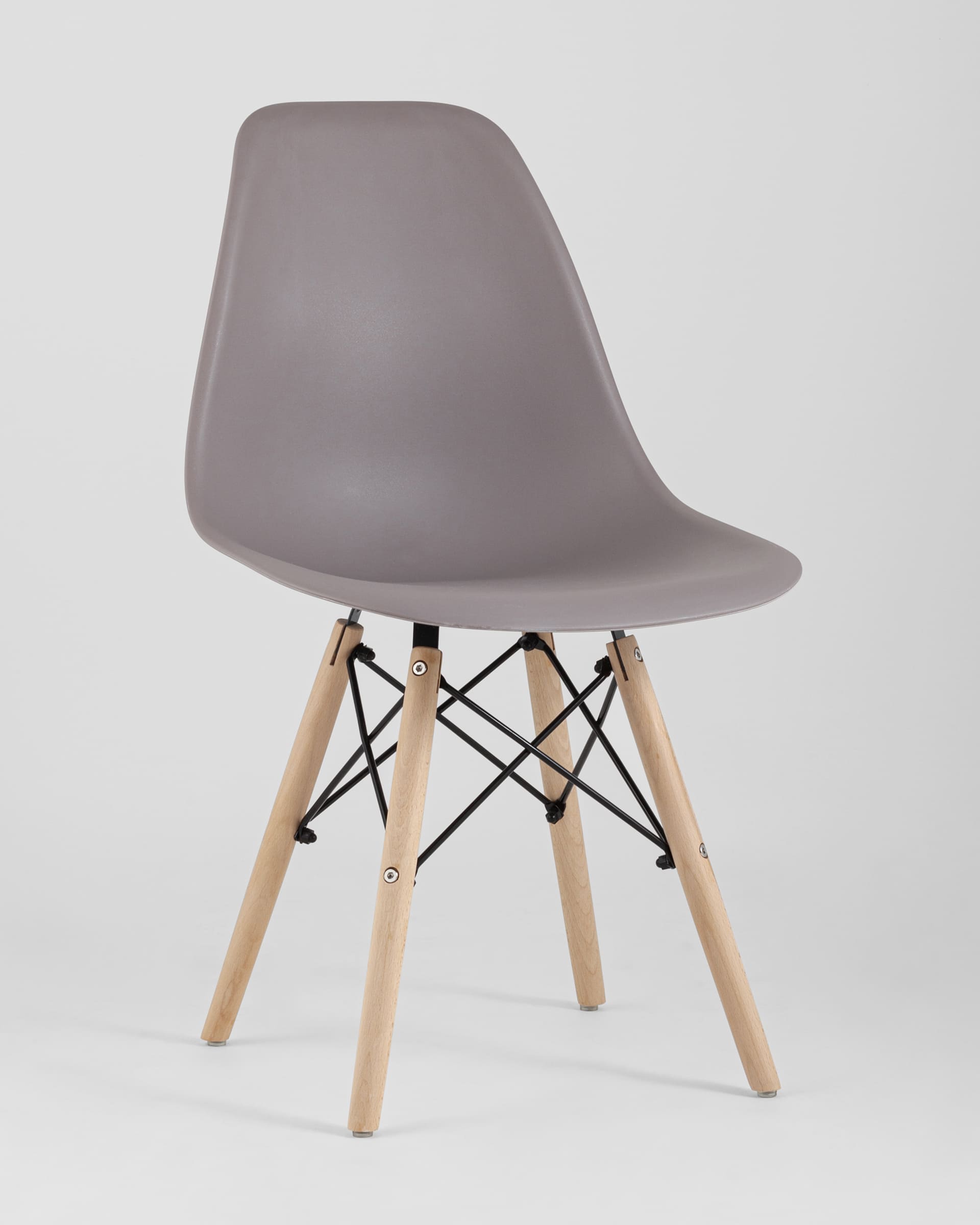 Стул Eames Style DSW темно-бежевый x4 из Италии