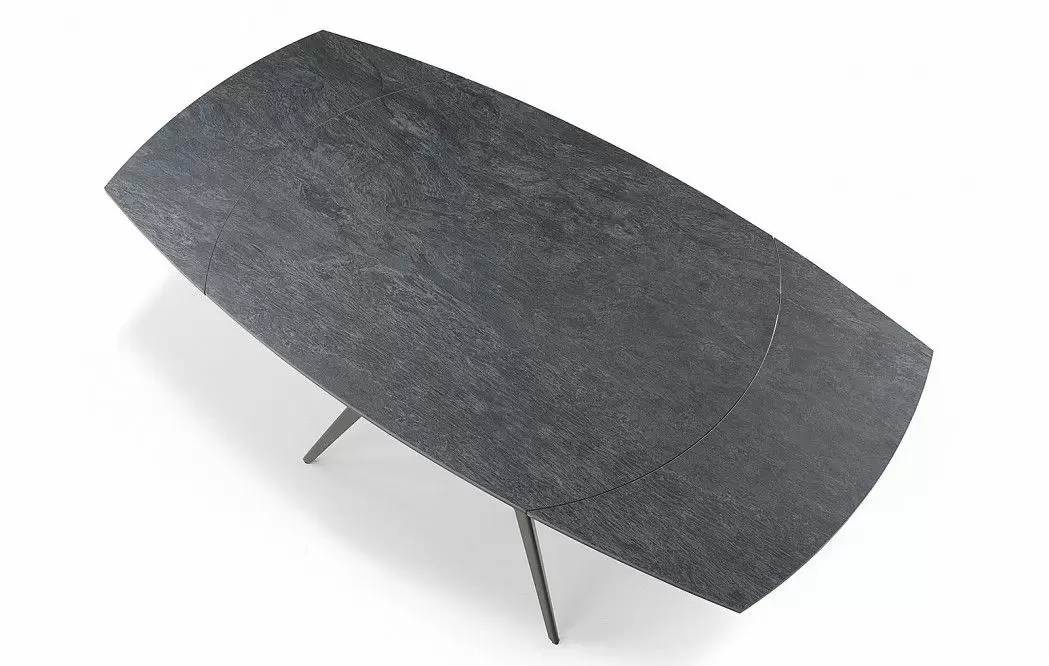 Стол раскладной Sicilia 120-180, керамика "темный цемент" из Италии